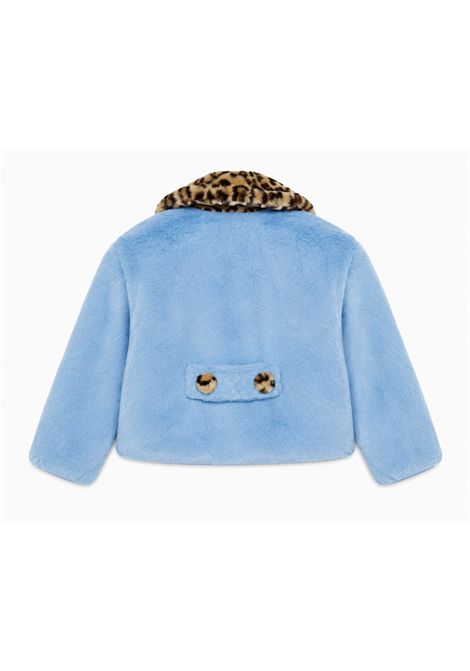 Giacca in pelliccia ecologica MISS GRANT KIDS | MG1760NCERULEO